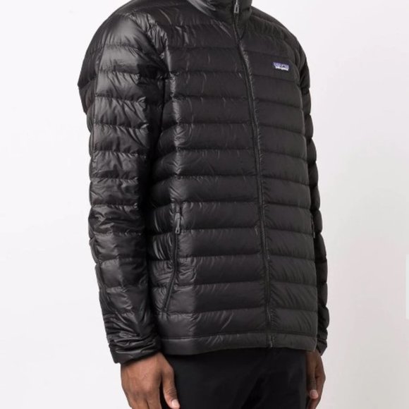 Patagonia Quilted logo-patch down jacket Size XL 09/24 - Picture 3 of 16